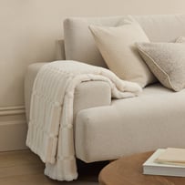 Latvia Natural Grid Throw