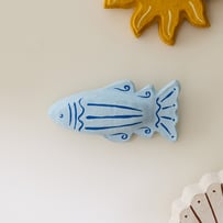 Fish Clear Water Cotton Mache Wall Décor