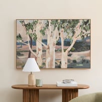 Native Gum Grove Landscape Canvas