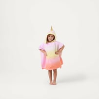 Bella Unicorn Character Pink Beach Hooded Towel