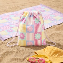 Daisy Check Multi Waterproof Beach Bag
