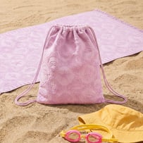Hi-Low Beach Life Lilac Waterproof Beach Bag