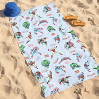 Marvel Comics Blue Beach Towel