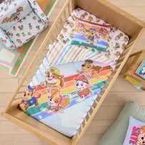 Paramount Paw Patrol Soft Blue Quilted Cot Quilt Cover Set