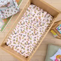 Paramount Paw Patrol White Cot Sheet Set 