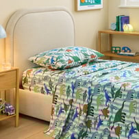 Dreamasaurus White Sheet Set