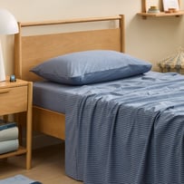 Elliott Blue Stripe Sheet Set