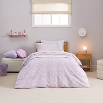 Stonewashed Sloane Lilac Spot Quilt Cover Set