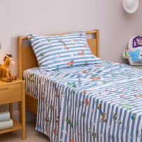 Disney Pixar Toy Story Kindness Club Blue Stripe Sheet Set