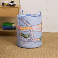 Mattel Hot Wheels Blue Turbo Track Storage Basket