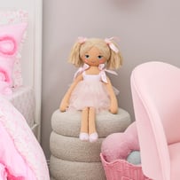 Belle Bow Pink Snuggle Friend