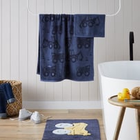Construction Zone Navy Towel Range