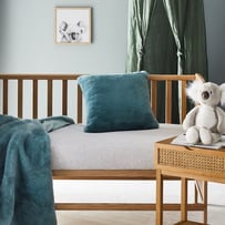 Cotton Jersey Marle Grey Fitted Sheet Set Pack of 2