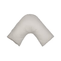 Fresh Cotton Percale Cloud Grey U Shaped Pillowcase