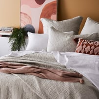 Vintage Washed Linen Coverlet Linen Separates