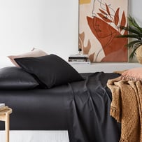 600TC Bamboo Cotton Charcoal Fitted Sheet Separates