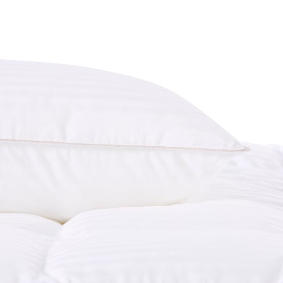 Luxury High Loft White Bolster Pillow