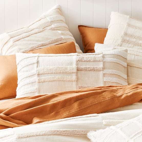 Bailey Natural Tufted Quilt Cover Separates