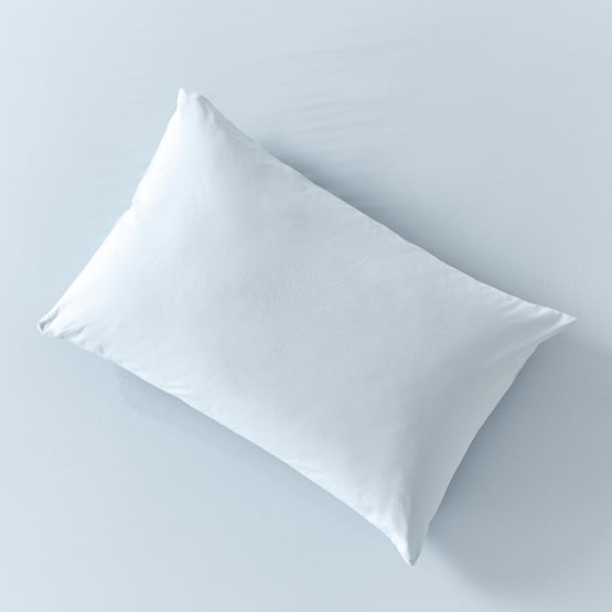 Stonewashed Cotton Ice Blue Sheet Separates