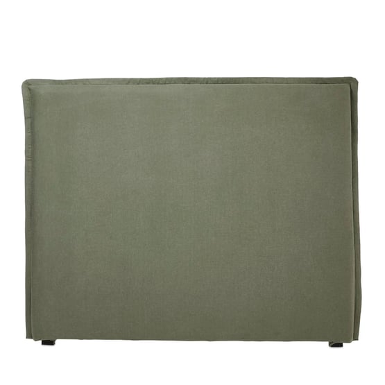 Stockholm Forest Belgian Linen Bedhead Slip Cover