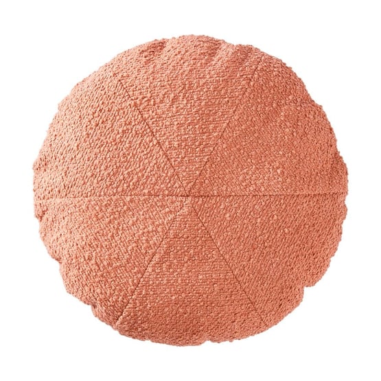 Greenwich Desert Sand Round Boucle Cushion