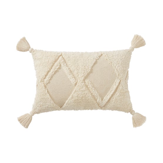 Skyler Natural Tufted Long Cushion