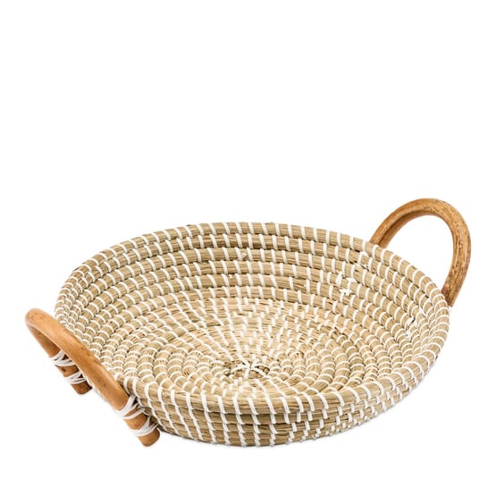 Malang White & Natural Tray