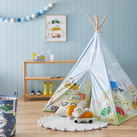 Truck Town Blue Teepee