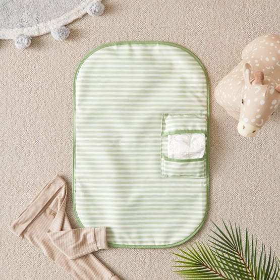Olive Leaf Travel Change Mat 