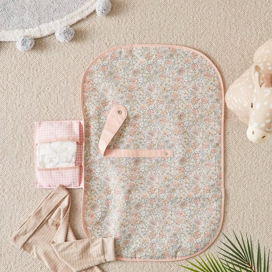 Vada Vintage Floral Travel Change Mat 