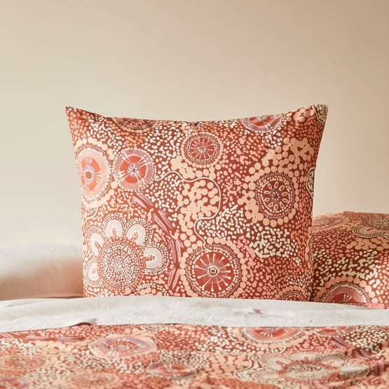 Cungelella Bilabila Coral Sunset Pillowcases