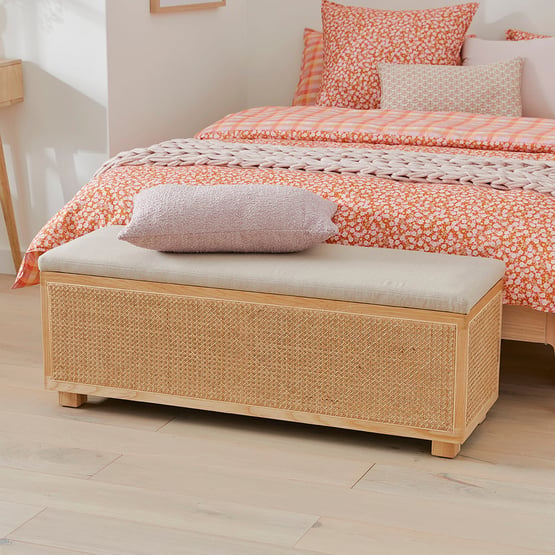 Burleigh Natural Small Storage Blanket Box