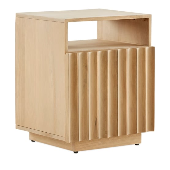 Bari Natural Bedside Table
