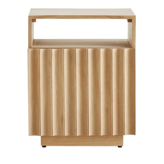 Bari Natural Bedside Table