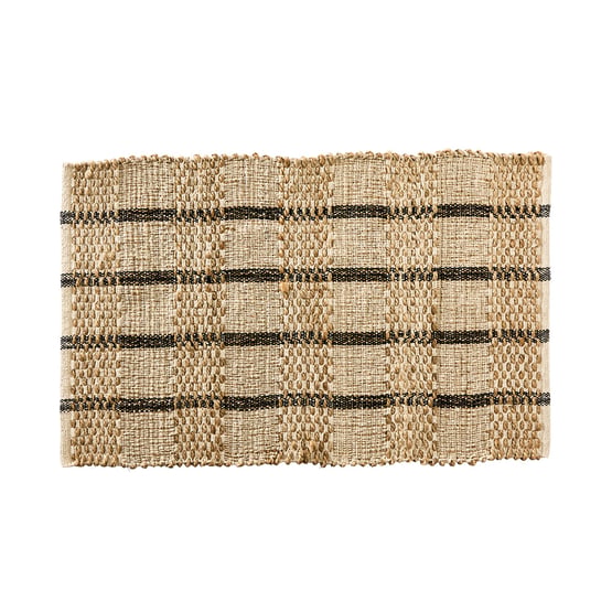 Bali Black & Jute Indoor Mat