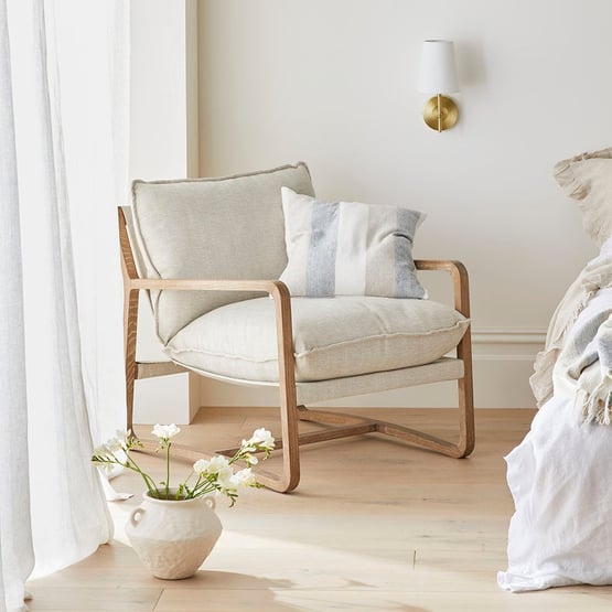 Fresno Wheat Sling Chair