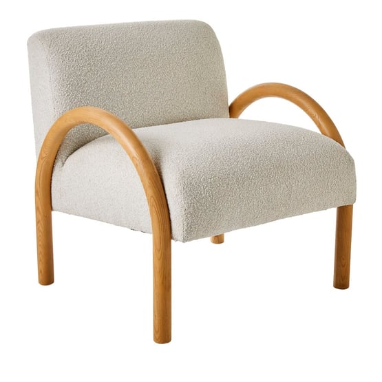Salo Snow Boucle & Ash Chair
