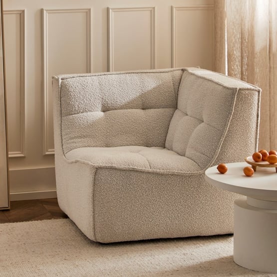 Otis Snow Corner Lounge Chair