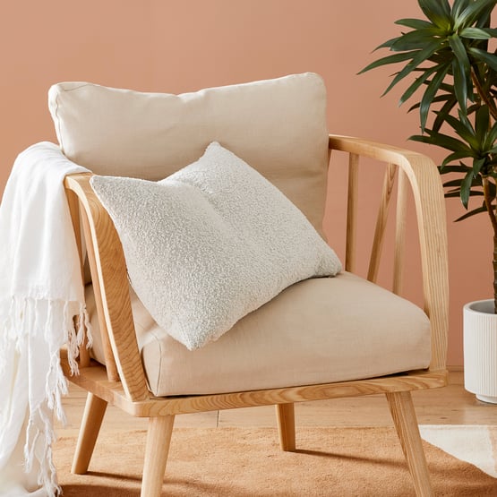 Otis Snow Boucle Long Cushion 