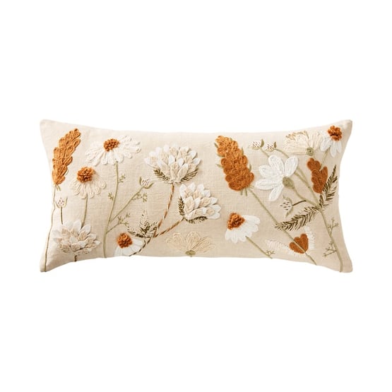 Mable Natural Floral Cushion