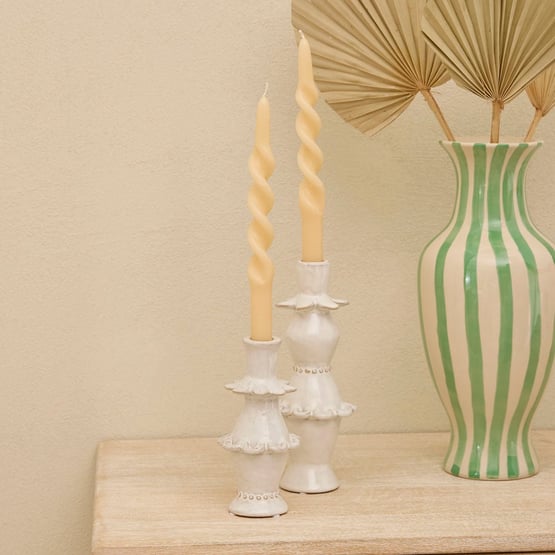 Goldie Lemon Taper Candles 3 Pack