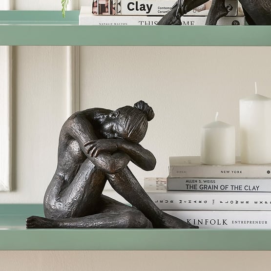 Pas De Deux Bronze Bending Statue