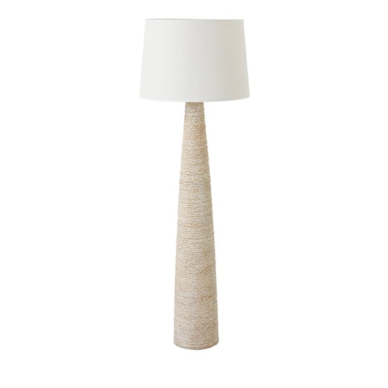 Somers Natural and White Floor Light
