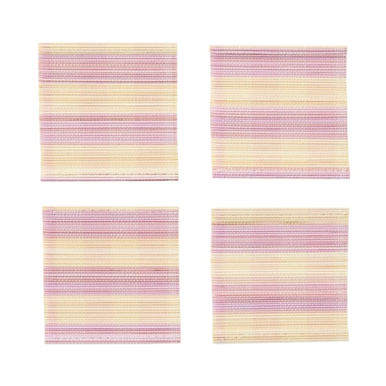 Brooklyn Lilac Bamboo Coasters Pack of 4