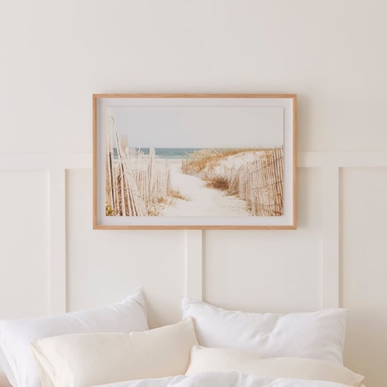 Flinders Framed Beach Walk Wall Art