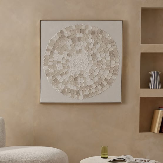 Moma Circle Collage Canvas