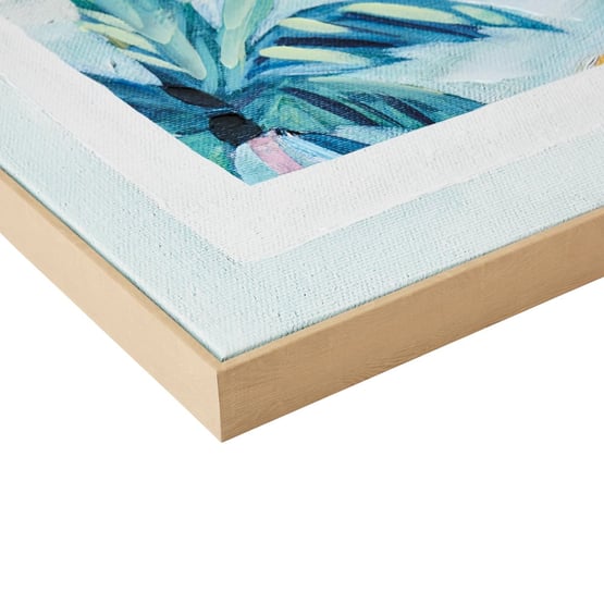 Ocean Breeze Window View Large Canvas