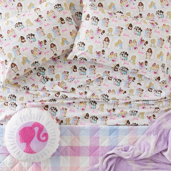 Mattel Barbie Kind Vibes Soft Pink Sheet Set