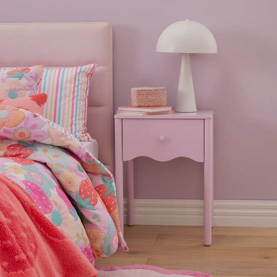 Willow Lilac Bedside Table