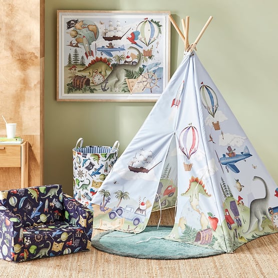 Fleur Harris Adventureland Blue Teepee